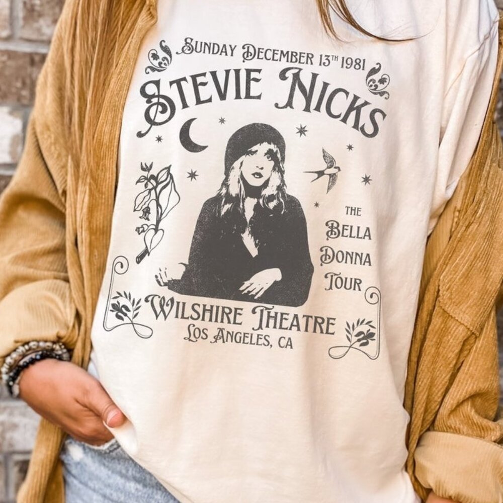 Stevie Nicks vintage style t-shirt, Retro band unisex t-shirt, Fleetwood mac s,